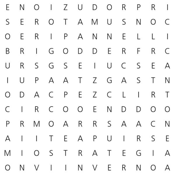 Informa 23 dicembre 2022 - Crucipuzzle